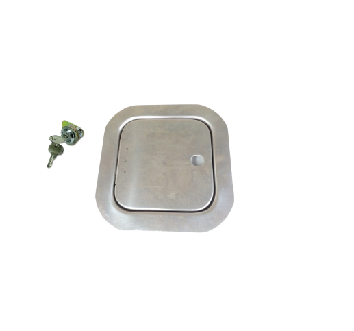 ฝาถังน้ำมันสแตนเลส+กุญแจ